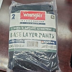 Wrangler Men's Base Layer Pants - Dark Blue